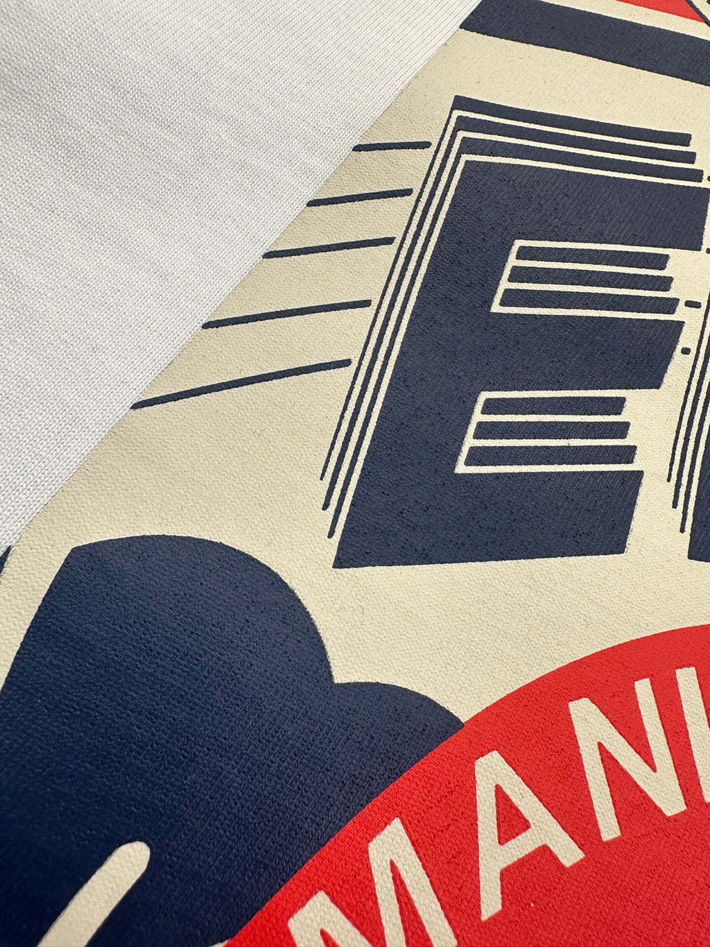 EVISU T-Shirt with a Vintage Poster Style