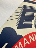 EVISU T-Shirt with a Vintage Poster Style