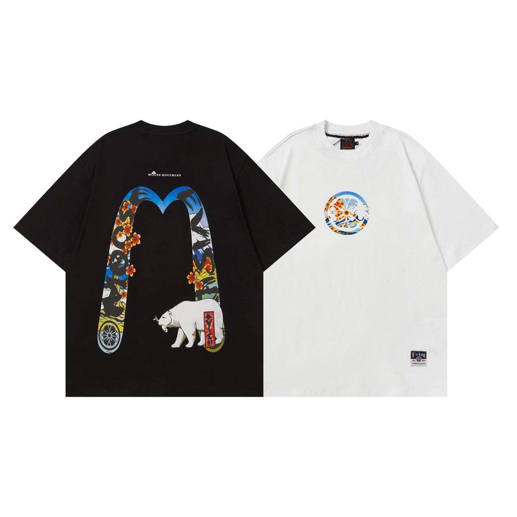 EVISU x Moose Knuckles Collaboration Short-Sleeve T-Shirt