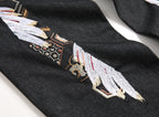 Evisu Men's "Wings" Embroidered Jeans – Raw Denim Japanese Streetwear