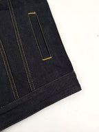 EVISU Gold Dragon Embroidered Denim Jacket