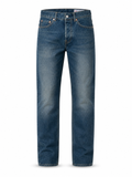 EVISU 22AW Deconstructed Patchwork Big M Straight-Leg Jeans – Vintage Denim Streetwear for Men