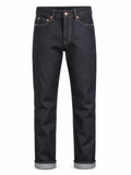 Evisu Men's Koi Fish Print Big M Raw Denim Jeans – Japanese Streetwear Straight Leg