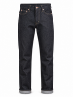 Evisu Men's Koi Fish Print Big M Raw Denim Jeans – Japanese Streetwear Straight Leg