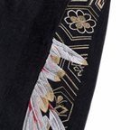 Evisu Men's Wing & Geometric Print Jeans - Japanese Streetwear Raw Denim