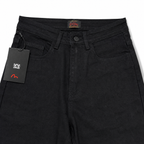 Evisu Men's "White Tiger" Embroidered Jeans – Black Japanese Streetwear Denim