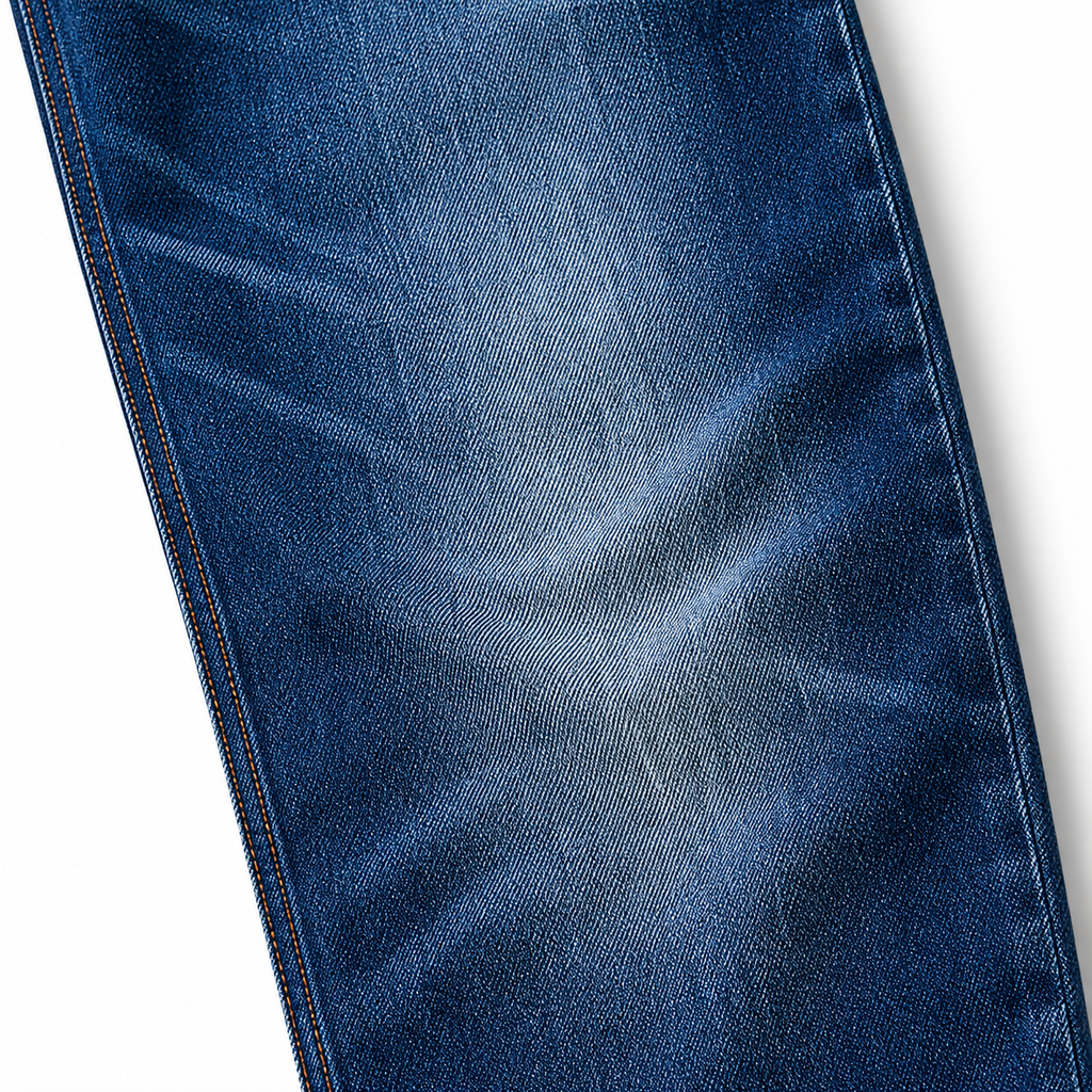 Evisu Men's "Flower & Logo" Washed Jeans – Medium Blue Japanese Streetwear Denim