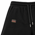 EVISU Daruma "Big M" Print French Terry Sweatshorts