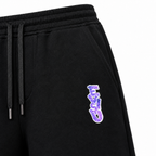 EVISU Daruma "Big M" Print French Terry Sweatshorts