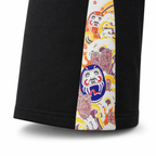 EVISU Daruma "Big M" Print French Terry Sweatshorts