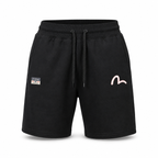 EVISU "Flower Print" French Terry Sweatshorts