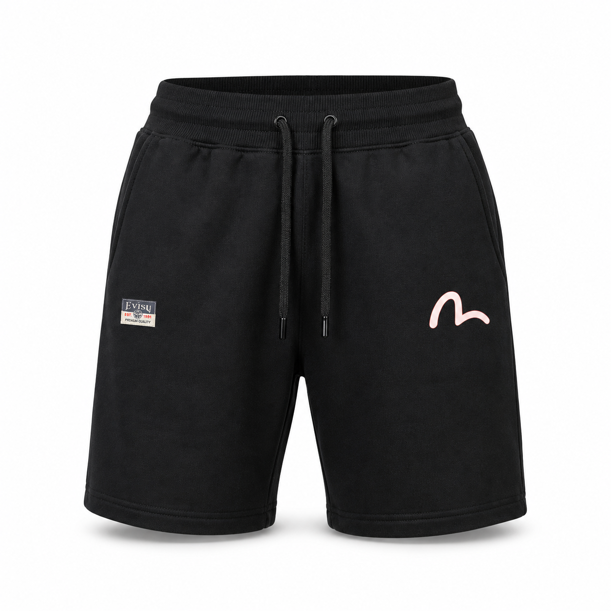EVISU "Flower Print" French Terry Sweatshorts
