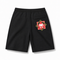 EVISU Daikoku Daruma Hexagonal Print French Terry Sweatshorts