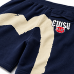 EVISU Classic "Big M" Print Sweatshorts