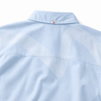 EVISU Streamlined "Big M" Print Relaxed-Fit Denim Shirt