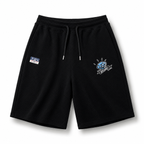 EVISU All-Over Daruma & "Big M" Print Athletic Shorts