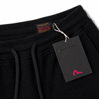 EVISU All-Over Daruma & "Big M" Print Athletic Shorts