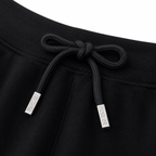 EVISU Hand-Painted "Big M" Print French Terry Sweatshorts