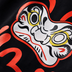 EVISU Daruma "Big M" Print Athletic Shorts