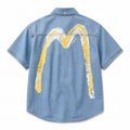 EVISU "Big M Print" Series Short-Sleeve Shirt