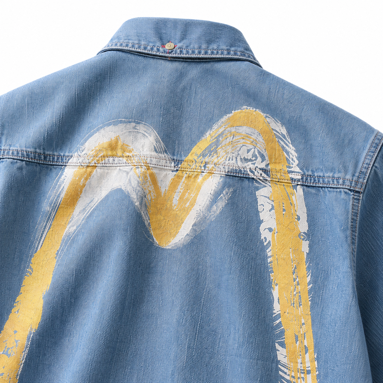 EVISU "Big M Print" Series Short-Sleeve Shirt