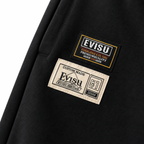 EVISU Casual Shorts with Buddha Head Embroidery