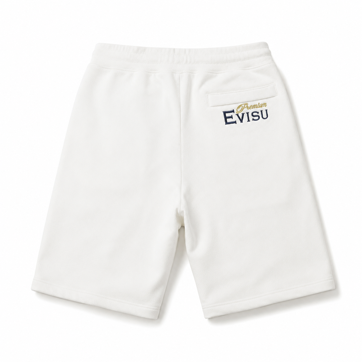 EVISU "Three Family Crests" Embroidered Athletic Shorts