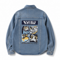 EVISU "Four-Panel Daruma Print" Series Denim Jacket
