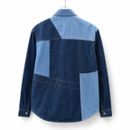 EVISU Patchwork Denim Shirt