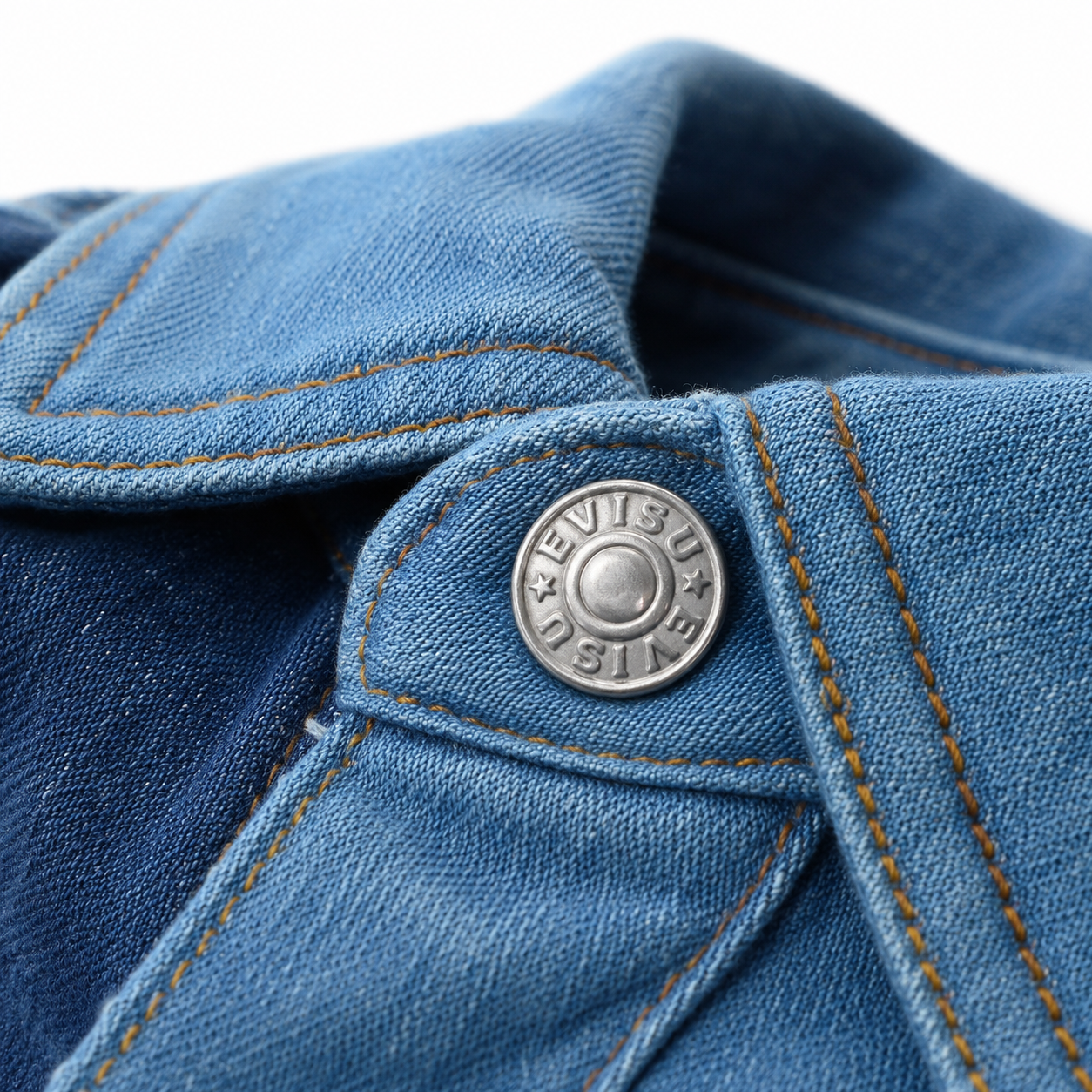EVISU Patchwork Denim Shirt