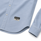 EVISU New Men's Long-Sleeve Shirt with Seagull Logo Print
