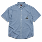 EVISU "Daruma Treasure Pot" Print Denim Shirt Series