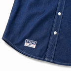 EVISU "God of Wind" Themed Long-Sleeve Denim Shirt