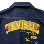 EVISU "God of Wind" Themed Long-Sleeve Denim Shirt
