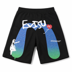EVISU “Balloon Girl” Graffiti Series Shorts