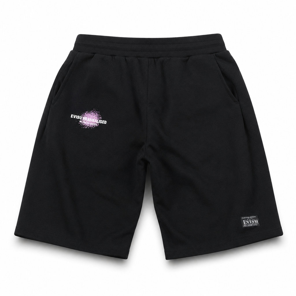 EVISU “Balloon Girl” Graffiti Series Shorts