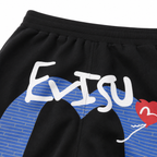 EVISU “Balloon Girl” Graffiti Series Shorts