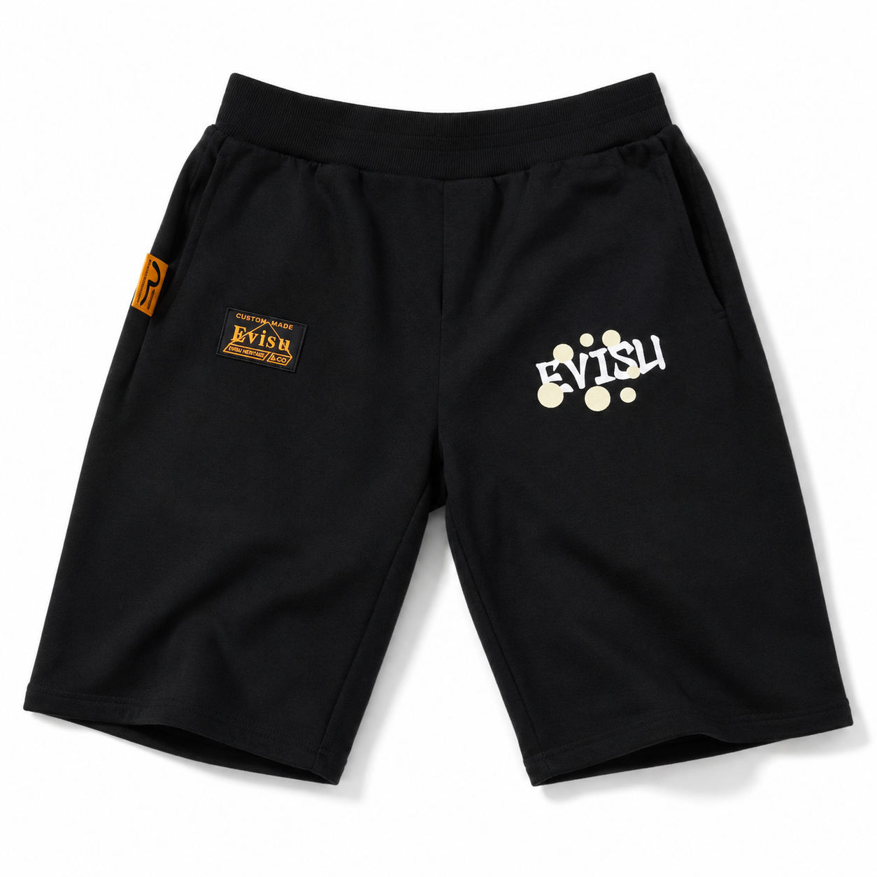 EVISU x Dragon Ball Collaboration: Goku-Print Athletic Shorts