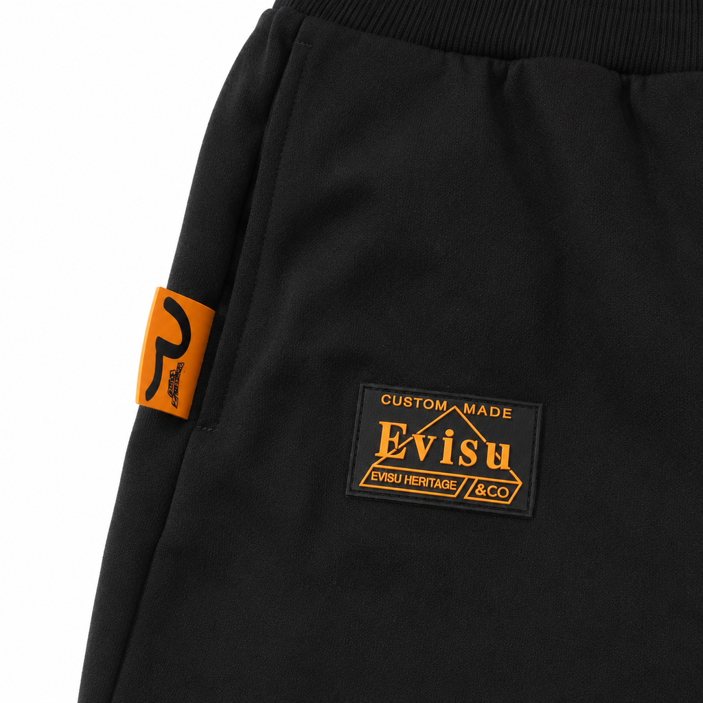 EVISU x Dragon Ball Collaboration: Goku-Print Athletic Shorts