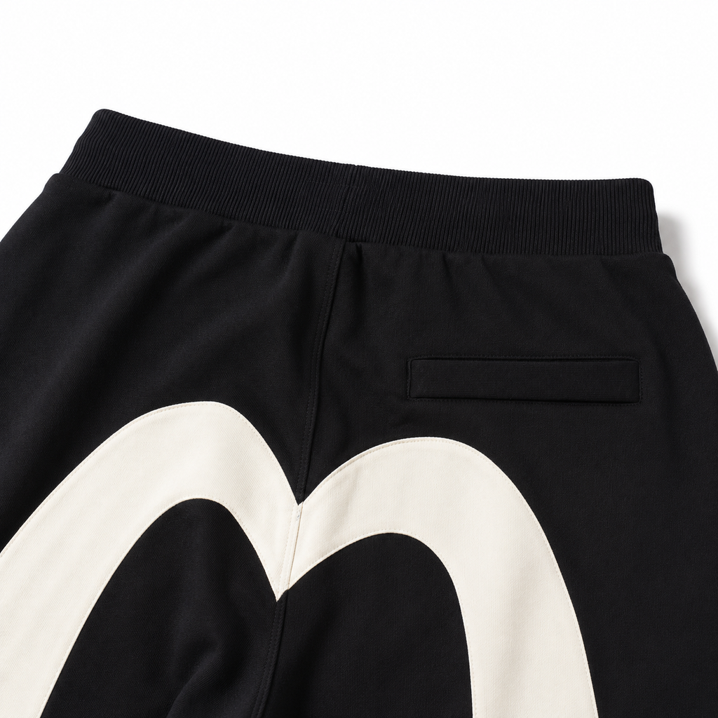 EVISU x Dragon Ball Collaboration: Goku-Print Athletic Shorts
