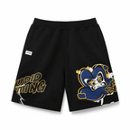 EVISU' "Clown Darmo" print athletic shorts