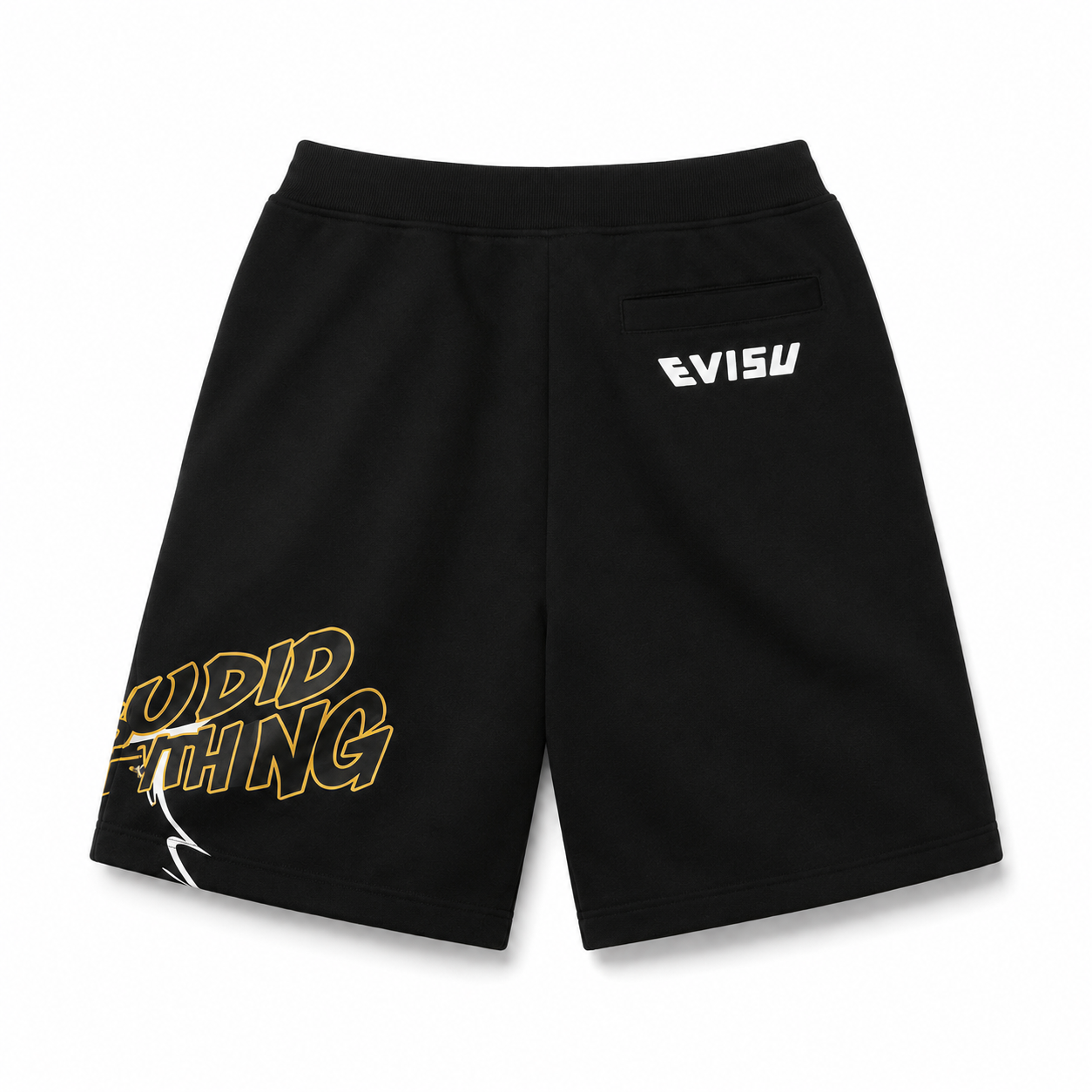 EVISU' "Clown Darmo" print athletic shorts