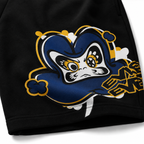 EVISU' "Clown Darmo" print athletic shorts