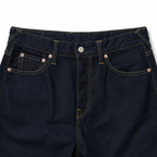 EVISU Denim Shorts with "Gold Big M" Print