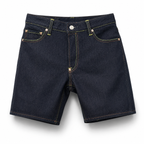 EVISU "Big M Print" Denim Shorts