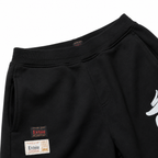 EVISU "Hand-Brushed Big M" Print Athletic Shorts
