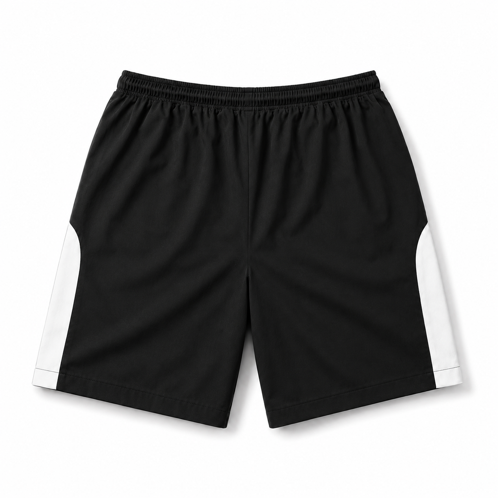 EVISU "Seagull Print" Ice Silk Athletic Shorts