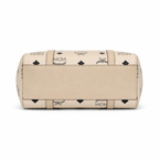 MCM Toni Visetos Mini Shopper Tote – Beige Monogram, Gold Plate, MWPAATN04