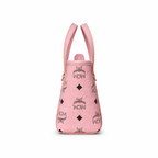 MCM Toni Visetos Mini Tote Bag – Pink Monogram, Gold Hardware, MWPFSMT03