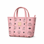 MCM Toni Visetos Mini Tote Bag – Pink Monogram, Gold Hardware, MWPFSMT03